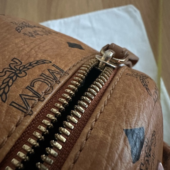 MCM Cognac Backpack With Dustbag - Picture 16 of 16